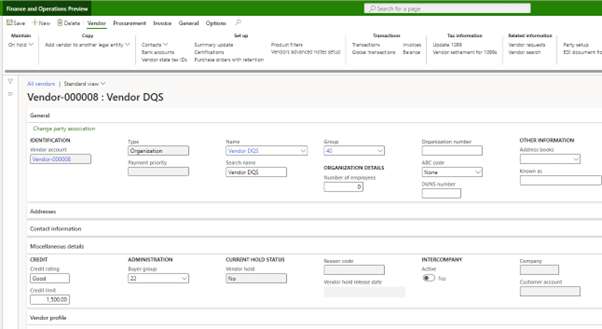 Data Quality Studio - Testing the new policy