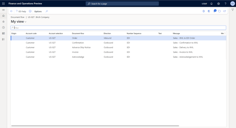 Set up EDI Document Flows with EDI Studio for D365 F&O