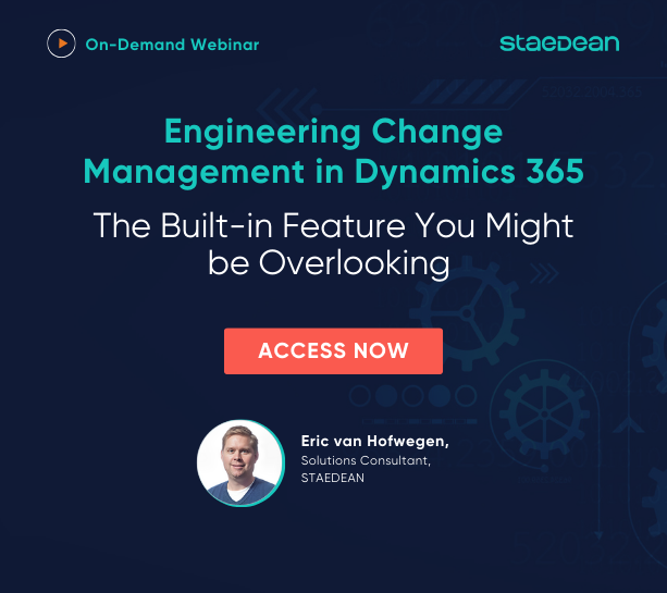 Engineering Change Management in Dynamics 365