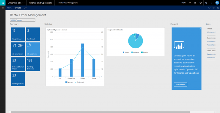 DynaRent can also be delivered directly from AppSource, along with a DynaRent-specific version of Dynamics Lifecycle Services 