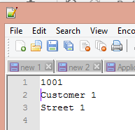 How to import ICM text files with only a field separator