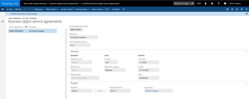 Third-party equipment service management