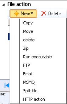 Possible File Actions