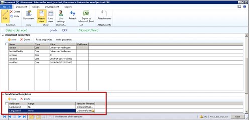 How to set up templates per language in Connectivity Studio