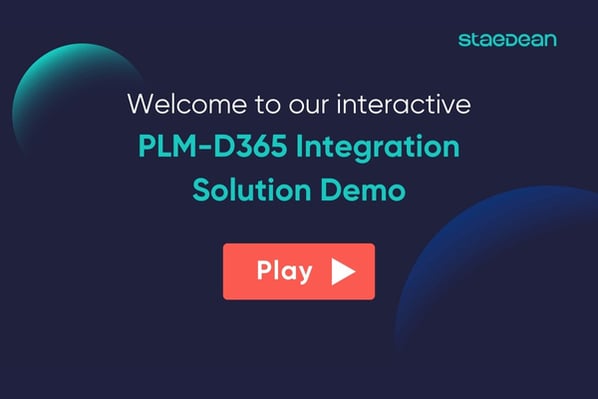 PLM-D365 Integration Solution Demo play