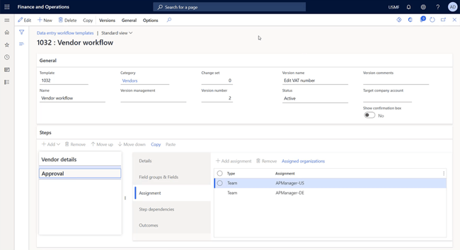 Assigning access in D365 using Data Entry Workflow