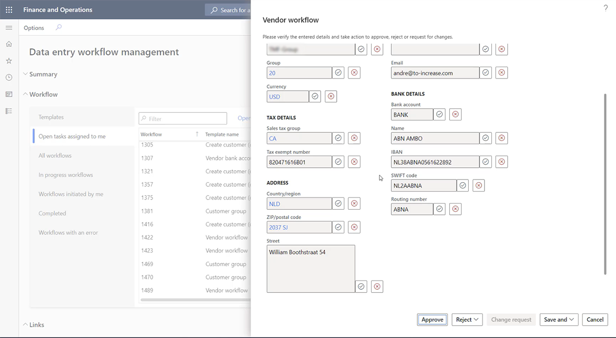 Master Data Management for Microsoft Dynamics Vendor Record Creation