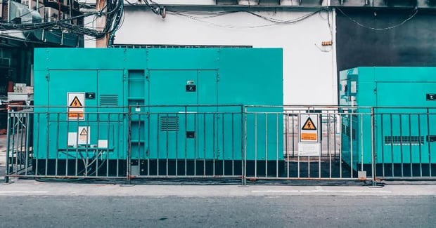 Mobile unit of emergency electric power generator