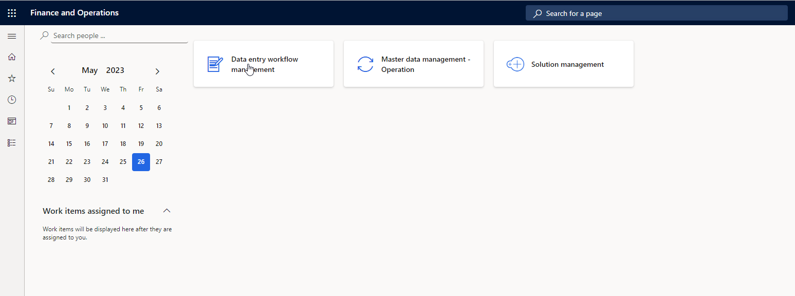 data entry workflow dashboard