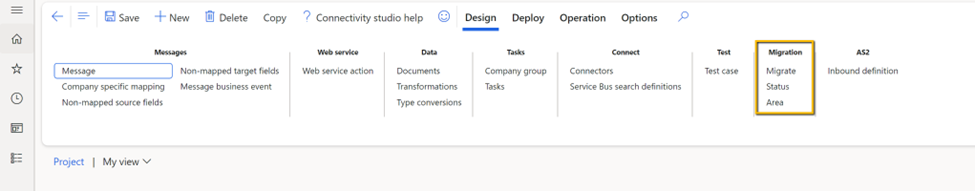 Scan the data model for migration