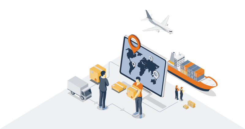 Intermodal dimensional inventory management with software embedded in Dynamics 365