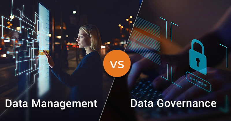 Differences between data management and data governance