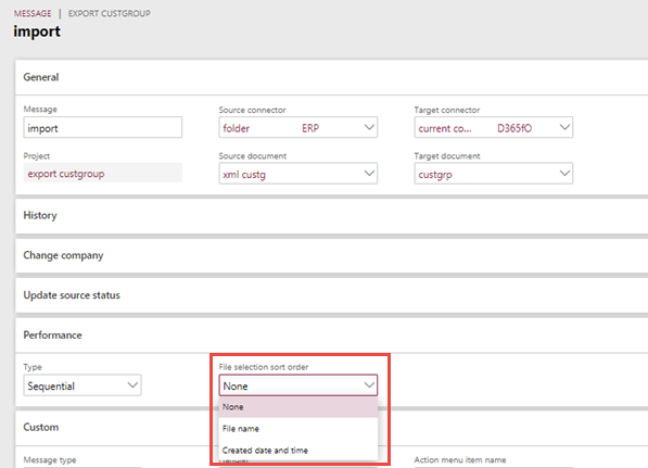 Order of multiple file updates - dynamics 365